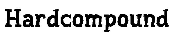 Hardcompound字体