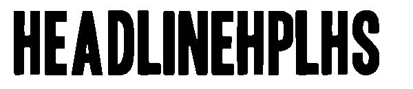 Headlinehplhs字体