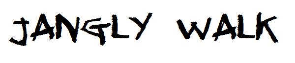 Jangly walk字体