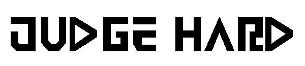 Judge Hard字体
