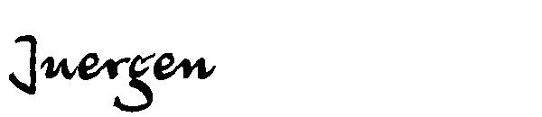 Juergen字体