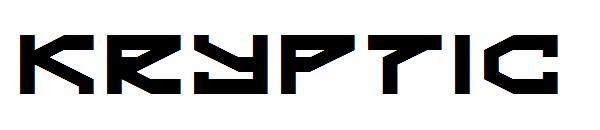 Kryptic字体