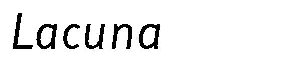 Lacuna字体