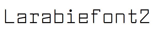 Larabiefont2字体