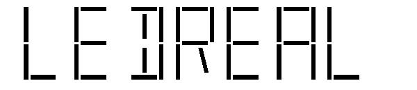 Ledreal字体