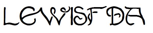 Lewisfda字体