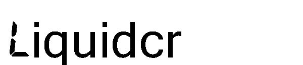 Liquidcr字体