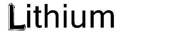 Lithium字体