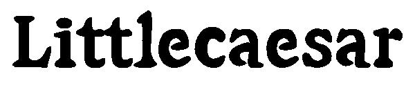 Littlecaesar字体