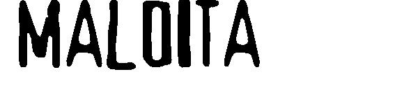 Maldita字体