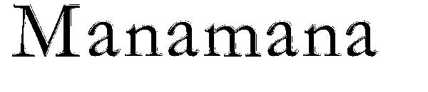 Manamana字体