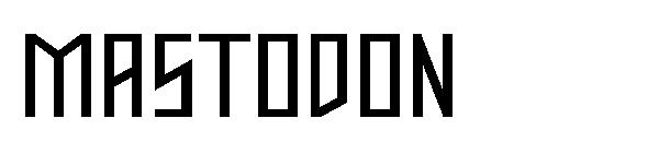 Mastodon字体