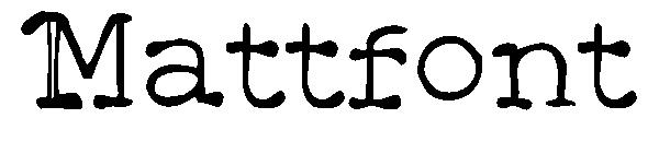 Mattfont字体