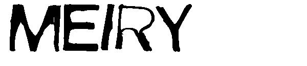 Meiry字体