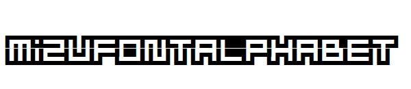 Mizufontalphabet字体下载
