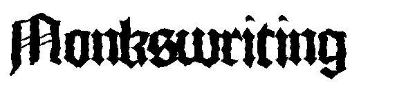 Monkswriting字体