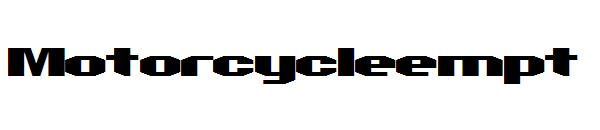 Motorcycleempt字体