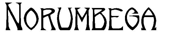Norumbega字体