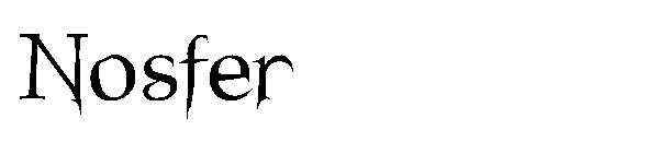 Nosfer字体
