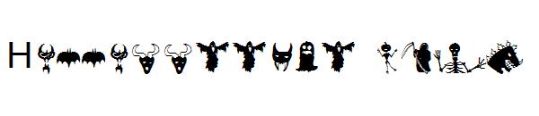 Hollowweenie bats字体