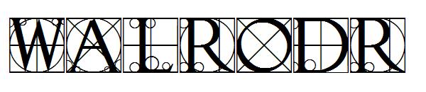 walrodr字体