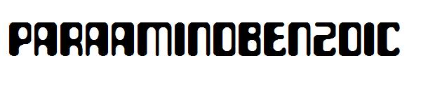 Paraaminobenzoic字体