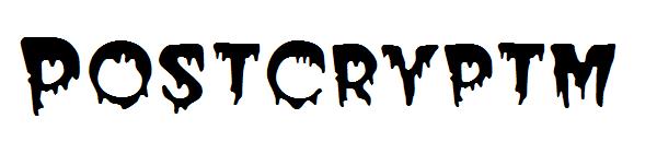 Postcryptm字体