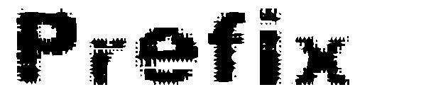 Prefix字体