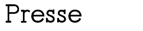 Presse字体