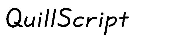 QuillScript字体