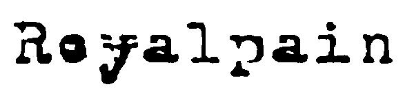 Royalpain字体