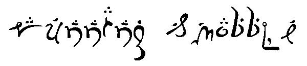 Running Smobble字体