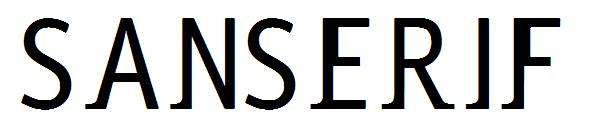 Sanserif字体