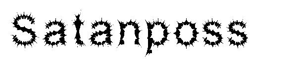 Satanposs字体