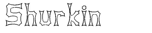Shurkin字体