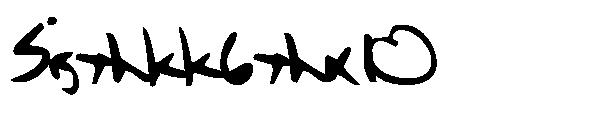 Sisthkk6thx10字体