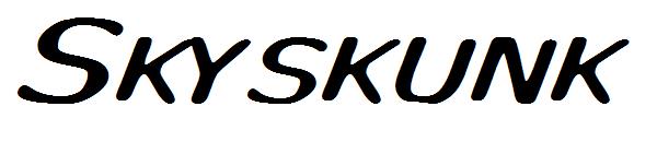 Skyskunk字体