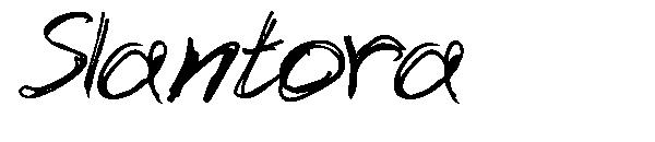 Slantora字体