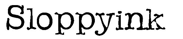 Sloppyink字体