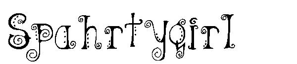 Spahrtygirl字体