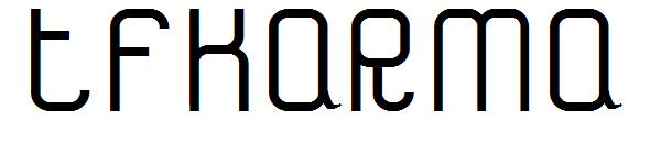 Tfkarma字体