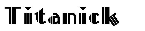Titanick字体