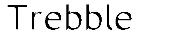Trebble字体