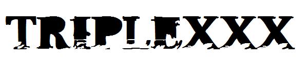 Triplexxx字体