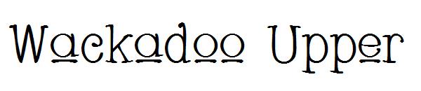 Wackadoo Upper字体