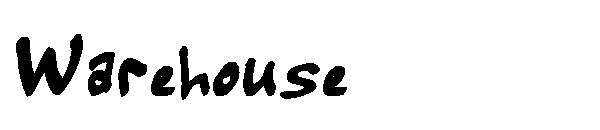 Warehouse字体