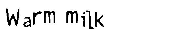 Warm Milk字体
