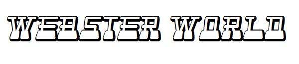 Webster World字体