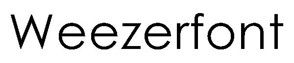 Weezerfont字体