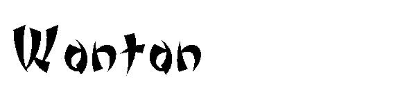 Wonton字体